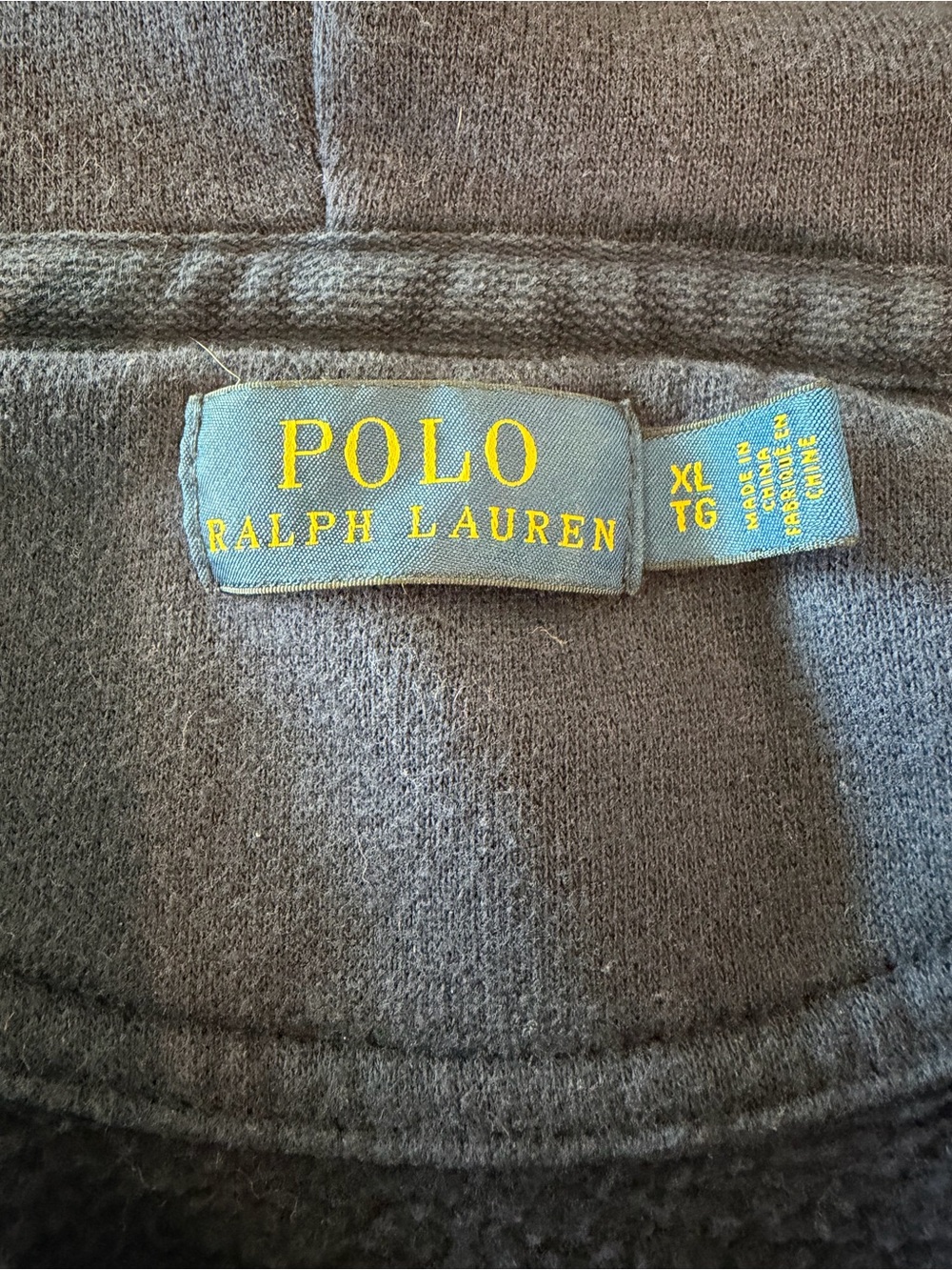 Polo Ralph Lauren Big Pony USA Flag Navy Full Zip Hoodie xl - Picture 10 of 12